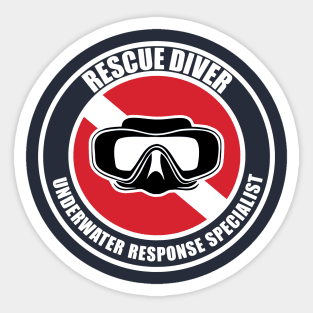 Rescue Diver Gift Sticker